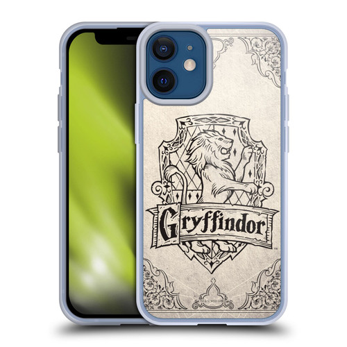 Harry Potter Sorcerer's Stone I Gryffindor Parchment Soft Gel Case for Apple iPhone 12 Mini & MagSafe
