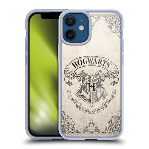 Harry Potter Sorcerer's Stone I Hogwarts Parchment Soft Gel Case for Apple iPhone 12 Mini & MagSafe