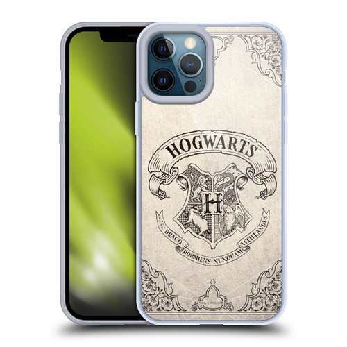 Harry Potter Sorcerer's Stone I Hogwarts Parchment Soft Gel Case for Apple iPhone 12 Pro Max & MagSafe
