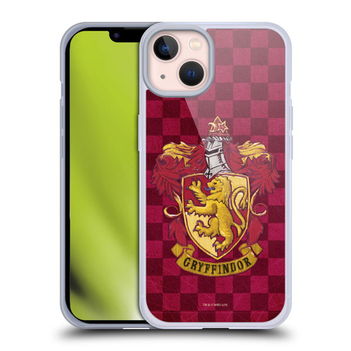 Harry Potter Sorcerer's Stone I Gryffindor Crest 2 Soft Gel Case for Apple iPhone 13