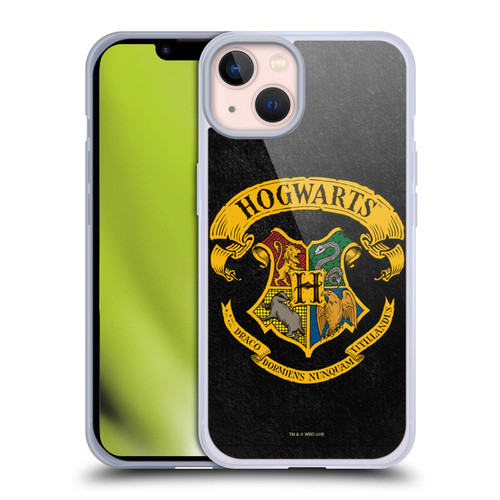 Harry Potter Sorcerer's Stone I Hogwarts Crest Soft Gel Case for Apple iPhone 13