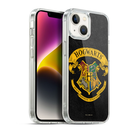Harry Potter Sorcerer's Stone I Hogwarts Crest Soft Gel Case for Apple iPhone 14
