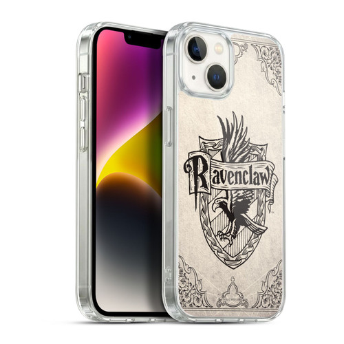 Harry Potter Sorcerer's Stone I Ravenclaw Parchment Soft Gel Case for Apple iPhone 14 Plus & MagSafe