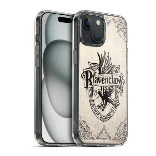 Harry Potter Sorcerer's Stone I Ravenclaw Parchment Soft Gel Case for Apple iPhone 15 & MagSafe