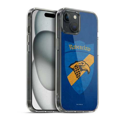Harry Potter Sorcerer's Stone I Ravenclaw Crest Soft Gel Case for Apple iPhone 15 Plus & MagSafe