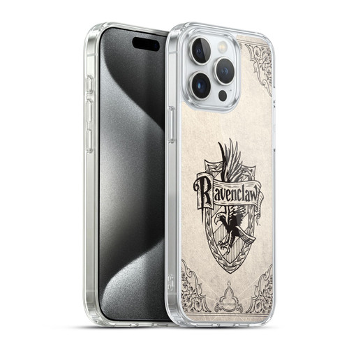 Harry Potter Sorcerer's Stone I Ravenclaw Parchment Soft Gel Case for Apple iPhone 15 Pro Max & MagSafe
