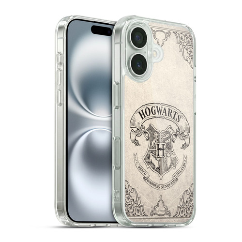 Harry Potter Sorcerer's Stone I Hogwarts Parchment Soft Gel Case for Apple iPhone 16 & MagSafe