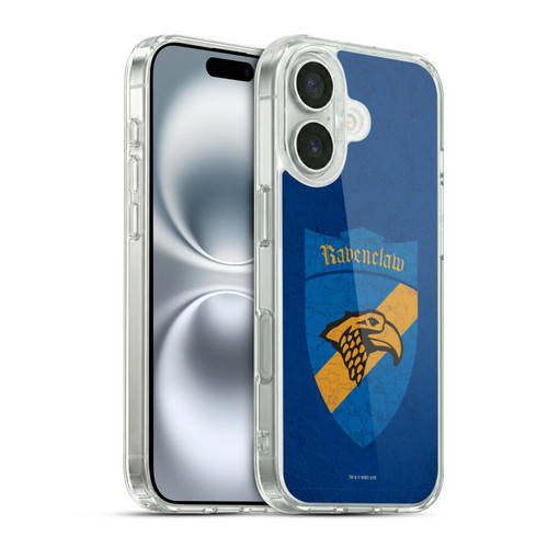 Harry Potter Sorcerer's Stone I Ravenclaw Crest Soft Gel Case for Apple iPhone 16 & MagSafe
