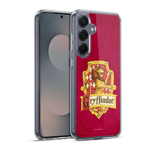 Harry Potter Sorcerer's Stone I Gryffindor Crest Soft Gel Case for Samsung Galaxy S25+ & MagSafe