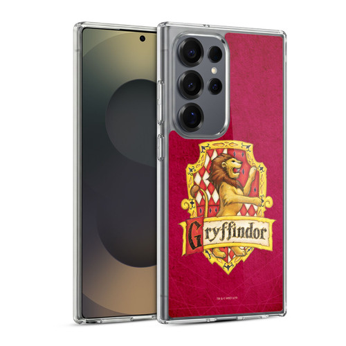 Harry Potter Sorcerer's Stone I Gryffindor Crest Soft Gel Case for Samsung Galaxy S25 Ultra & MagSafe