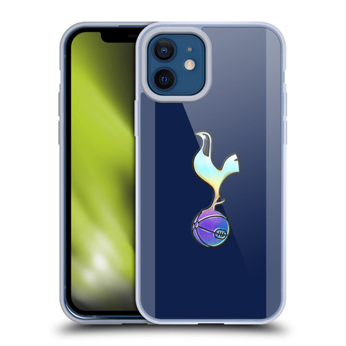 Tottenham Hotspur F.C. 2023/24 Badge Dark Blue and Purple Soft Gel Case for Apple iPhone 12 / iPhone 12 Pro & MagSafe
