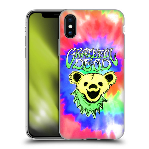 Grateful Dead Trends Bear Tie Dye Soft Gel Case for Apple iPhone X / iPhone XS & MagSafe