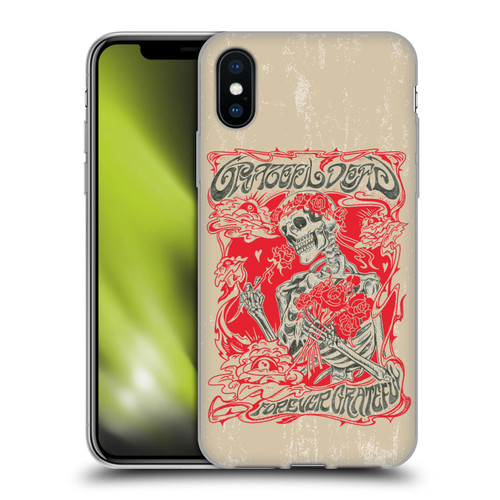 Grateful Dead Trends Forever Grateful Soft Gel Case for Apple iPhone X / iPhone XS & MagSafe