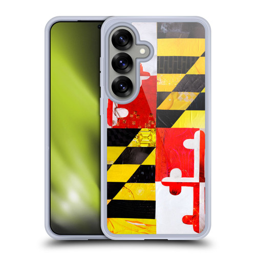 Artpoptart Flags Maryland Soft Gel Case for Samsung Galaxy S25 & MagSafe