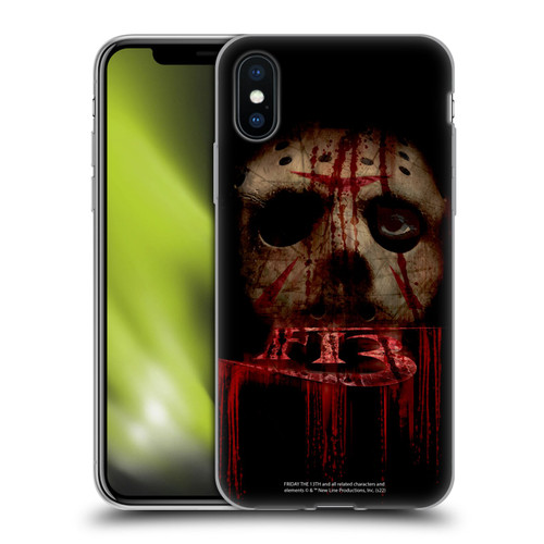 Friday the 13th 2009 Graphics Jason Voorhees Soft Gel Case for Apple iPhone X / iPhone XS & MagSafe