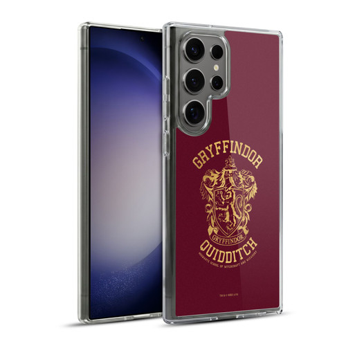 Harry Potter Deathly Hallows X Gryffindor Quidditch Soft Gel Case for Samsung Galaxy S23 Ultra 5G & MagSafe