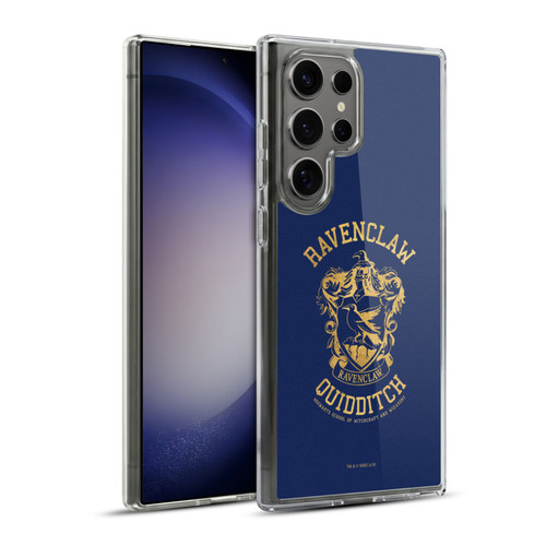 Harry Potter Deathly Hallows X Ravenclaw Quidditch Soft Gel Case for Samsung Galaxy S23 Ultra 5G & MagSafe