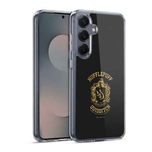 Harry Potter Deathly Hallows X Hufflepuff Quidditch Soft Gel Case for Samsung Galaxy S25 & MagSafe
