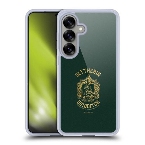 Harry Potter Deathly Hallows X Slytherin Quidditch Soft Gel Case for Samsung Galaxy S25 & MagSafe