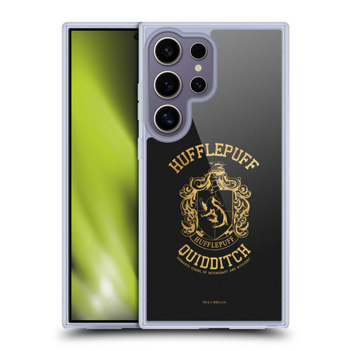 Harry Potter Deathly Hallows X Hufflepuff Quidditch Soft Gel Case for Samsung Galaxy S25 Ultra & MagSafe