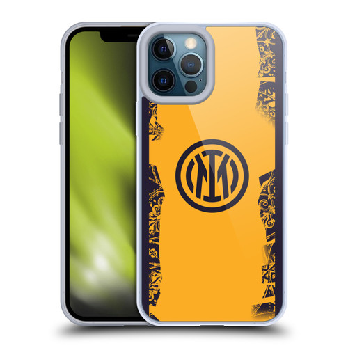 Fc Internazionale Milano 2024/25 Crest Kit Third Soft Gel Case for Apple iPhone 12 Pro Max & MagSafe