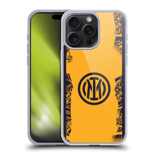 Fc Internazionale Milano 2024/25 Crest Kit Third Soft Gel Case for Apple iPhone 15 Pro Max & MagSafe
