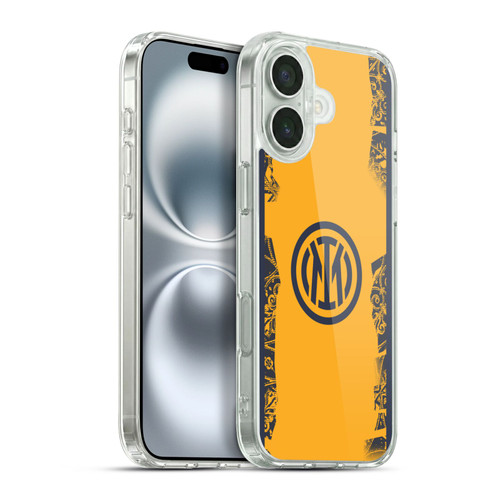 Fc Internazionale Milano 2024/25 Crest Kit Third Soft Gel Case for Apple iPhone 16 Plus & MagSafe