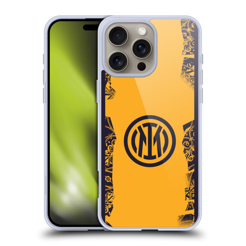 Fc Internazionale Milano 2024/25 Crest Kit Third Soft Gel Case for Apple iPhone 16 Pro Max & MagSafe