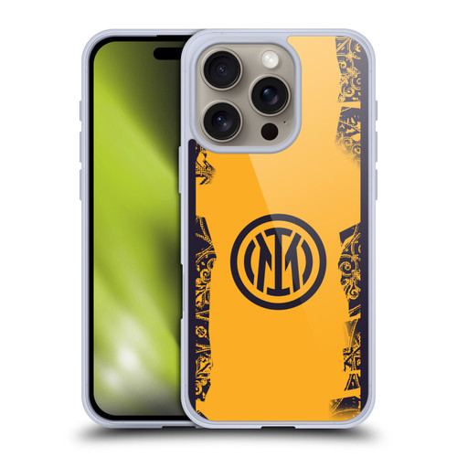 Fc Internazionale Milano 2024/25 Crest Kit Third Soft Gel Case for Apple iPhone 16 Pro & MagSafe