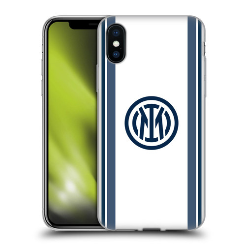 Fc Internazionale Milano 2024/25 Crest Kit Away Soft Gel Case for Apple iPhone X / iPhone XS & MagSafe