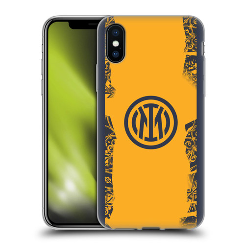 Fc Internazionale Milano 2024/25 Crest Kit Third Soft Gel Case for Apple iPhone X / iPhone XS & MagSafe