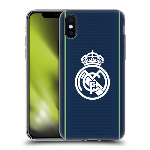 Real Madrid CF Badge Dark Blue Soft Gel Case for Apple iPhone X / iPhone XS & MagSafe