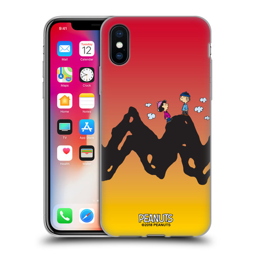 Peanuts Characters Charlie & Lucy Soft Gel Case for Apple iPhone X / iPhone XS & MagSafe