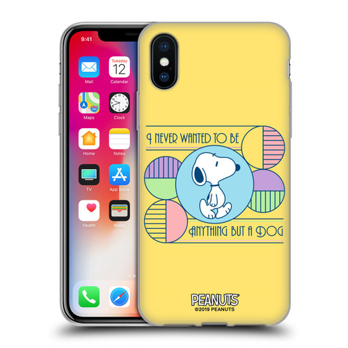 Peanuts Snoopy Deco Dreams Dog Soft Gel Case for Apple iPhone X / iPhone XS & MagSafe