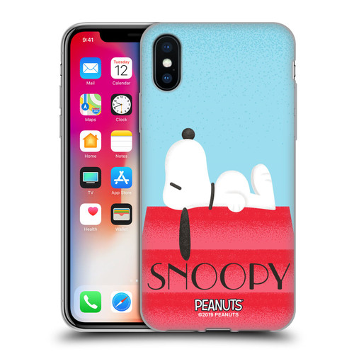 Peanuts Snoopy Deco Dreams House Soft Gel Case for Apple iPhone X / iPhone XS & MagSafe