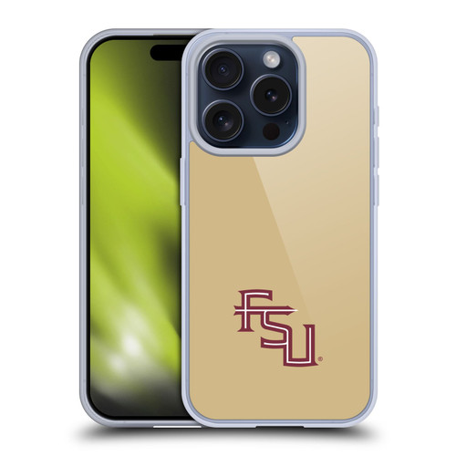 Florida State University FSU Florida State University Seminoles Soft Gel Case for Apple iPhone 15 Pro & MagSafe