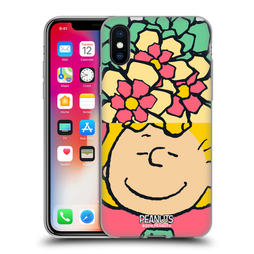 Peanuts Halfs And Laughs Sally Flowers Soft Gel Case for Apple iPhone X / iPhone XS & MagSafe