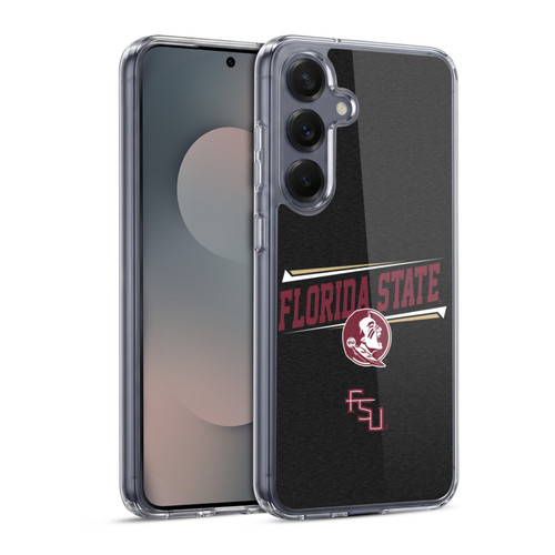 Florida State University FSU Florida State University Double Bar Soft Gel Case for Samsung Galaxy S25 & MagSafe