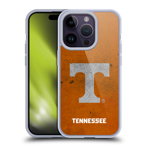 University Of Tennessee UTK University Of Tennessee Knoxville Distressed Look Soft Gel Case for Apple iPhone 14 Pro & MagSafe