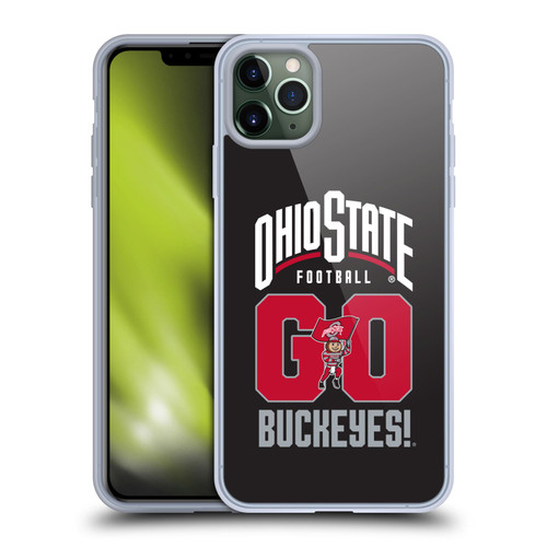 Ohio State University Football Graphics Go Buckeyes Soft Gel Case for Apple iPhone 11 Pro Max & MagSafe