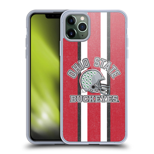 Ohio State University Football Graphics Helmet Soft Gel Case for Apple iPhone 11 Pro Max & MagSafe