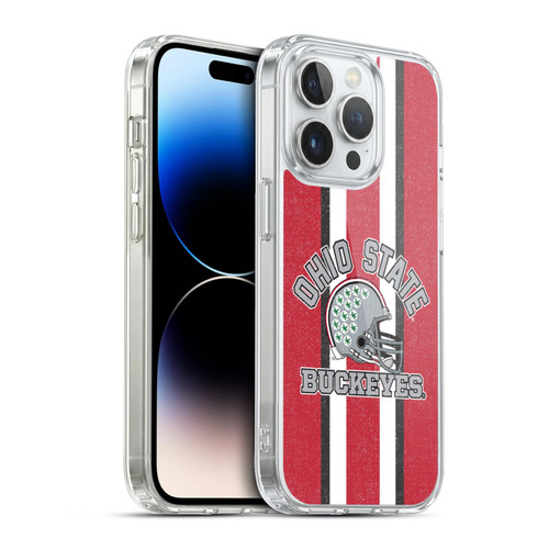 Ohio State University Football Graphics Helmet Soft Gel Case for Apple iPhone 13 Pro & MagSafe