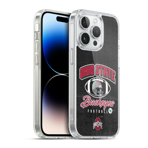 Ohio State University Football Graphics Vintage Soft Gel Case for Apple iPhone 13 Pro & MagSafe