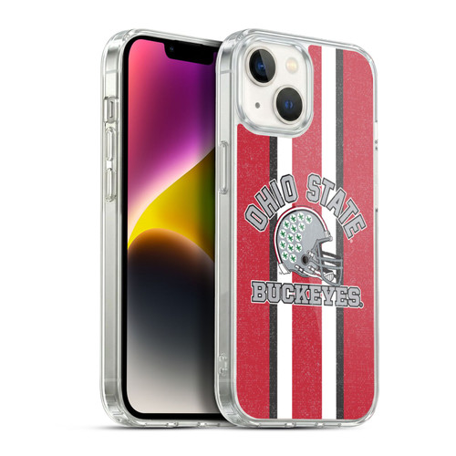 Ohio State University Football Graphics Helmet Soft Gel Case for Apple iPhone 14