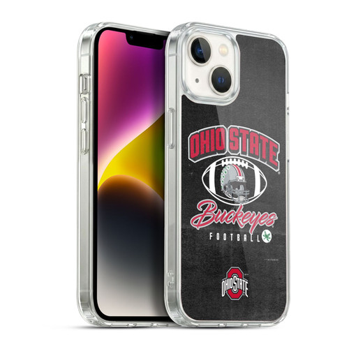 Ohio State University Football Graphics Vintage Soft Gel Case for Apple iPhone 14