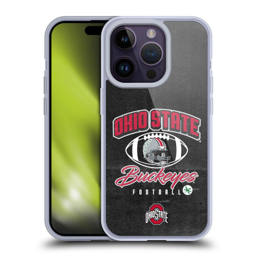 Ohio State University Football Graphics Vintage Soft Gel Case for Apple iPhone 14 Pro & MagSafe
