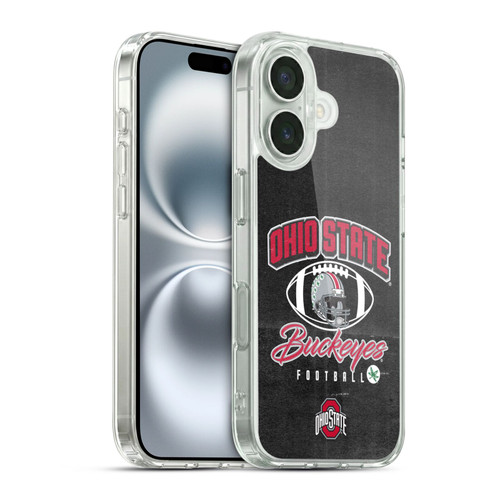 Ohio State University Football Graphics Vintage Soft Gel Case for Apple iPhone 16 & MagSafe