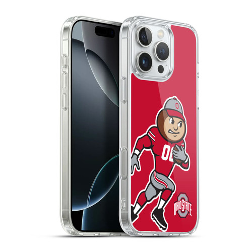 Ohio State University Football Graphics Mascot Oversized Soft Gel Case for Apple iPhone 16 Pro Max & MagSafe