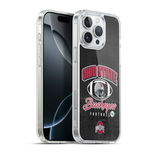 Ohio State University Football Graphics Vintage Soft Gel Case for Apple iPhone 16 Pro Max & MagSafe