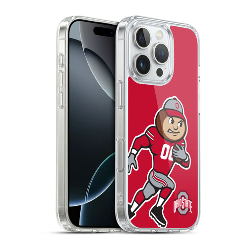 Ohio State University Football Graphics Mascot Oversized Soft Gel Case for Apple iPhone 16 Pro & MagSafe